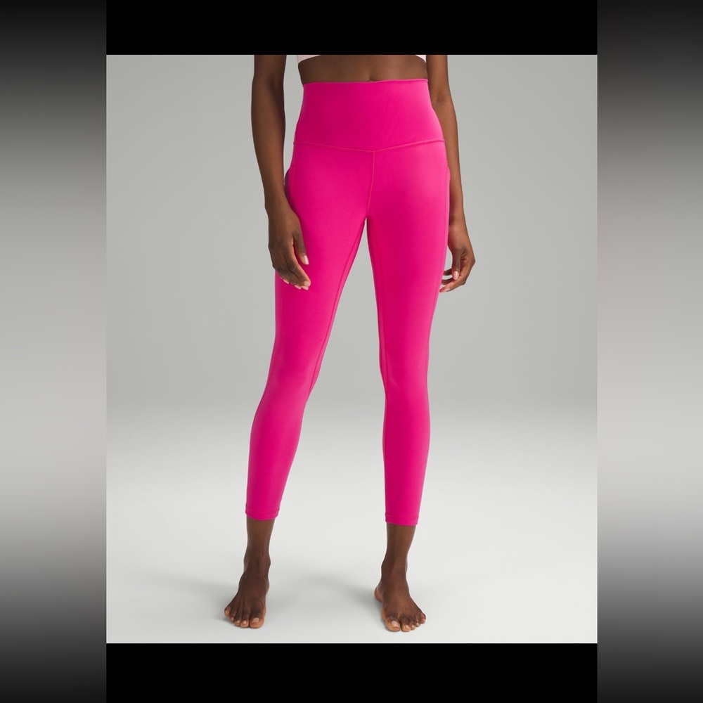 NWT Lululemon Align w/ Pockets, 25”, in “sonic pink”